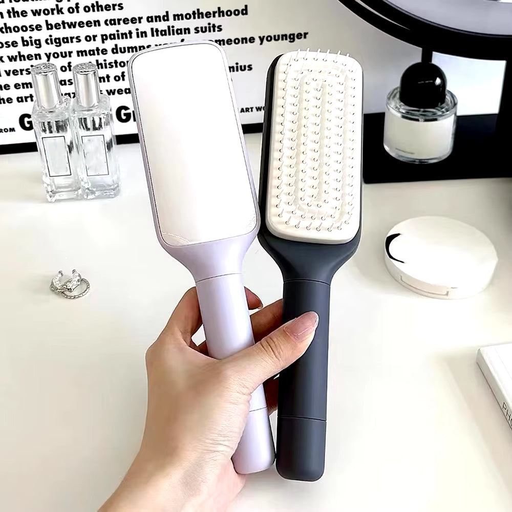 Retractable Comb Self Cleaning Massage Hair Brush